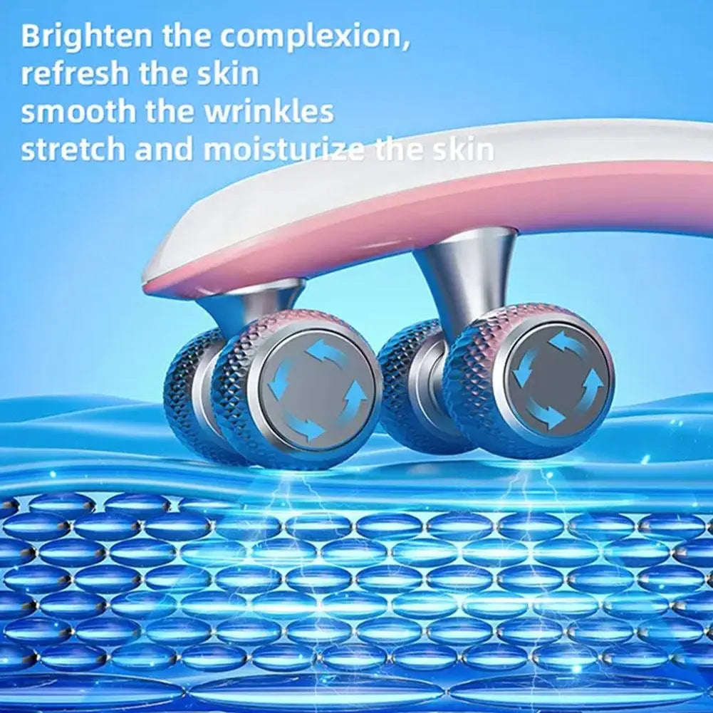 Face Lifting Roller – 3D Y-Shape EMS Microcurrent Facial Massager