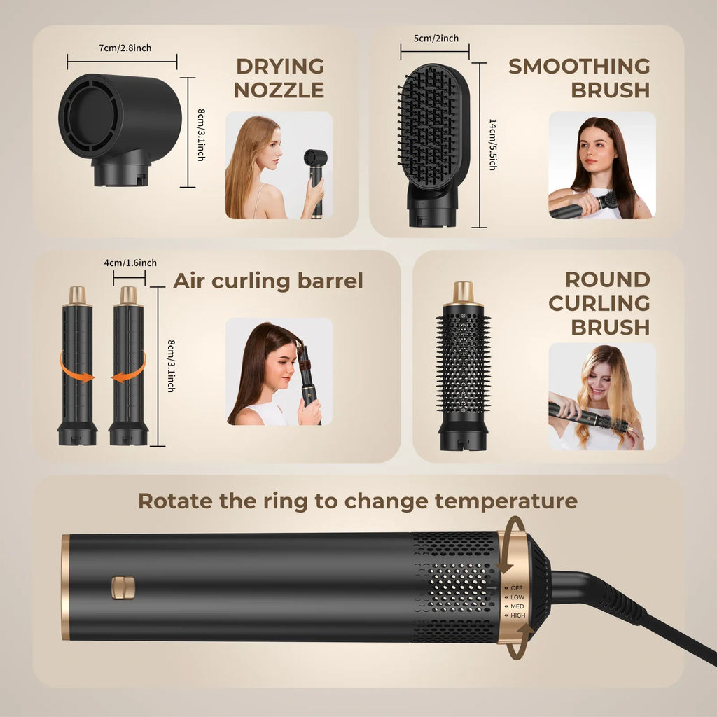 Hair Dryer 5 in 1 Electric Comb