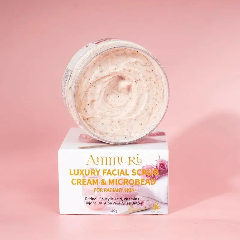 Ammuri Skincare Retinol Facial Scrub - Exfoliating Cream